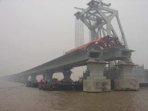 参与东海大桥工程